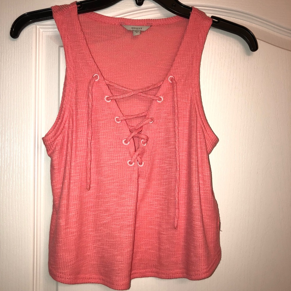 Guess lace tank top